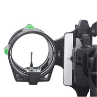 1 pin kinex compound bow sight micro adjustable 4x lens for high precision bow and arrow archery sight