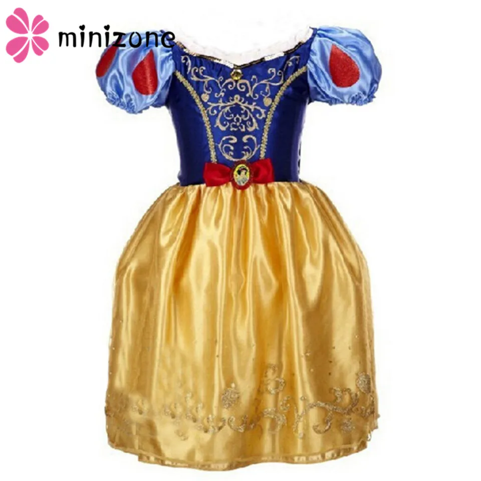 2020 Girls Snow White Dress Up Children Cinderella Sleeping Beauty Rapunzel Sofia Princess Costume Girl Party Cosplay Dresses DD | Детская