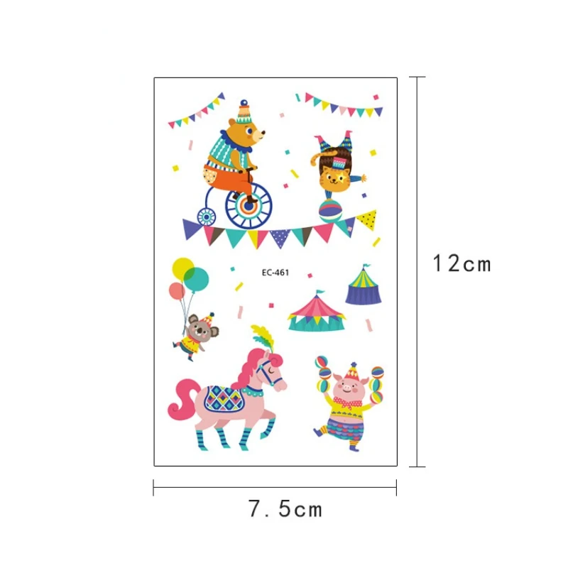 Наклейки-татуировки для детей водостойкие |