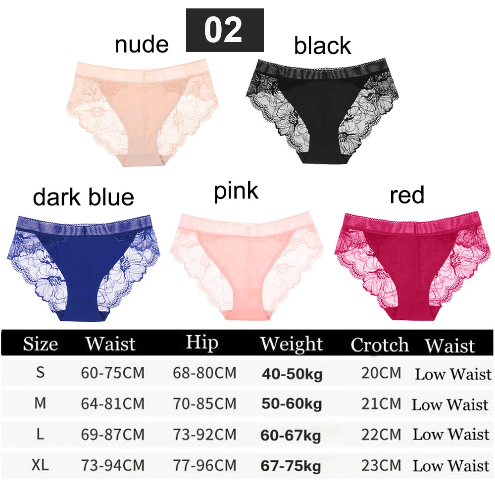 Трусики женские кружевные хлопковые с низкой талией 2021 | Тематическая одежда и