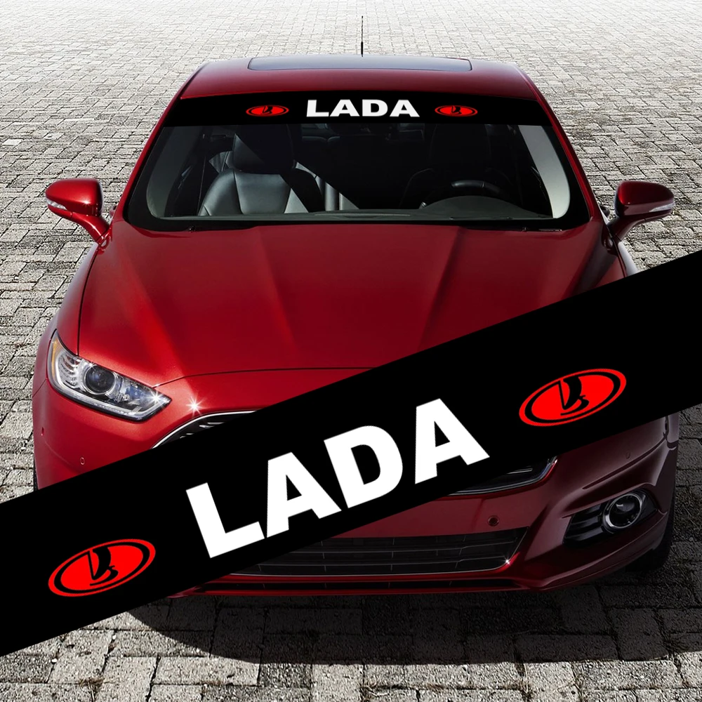 Наклейки на переднее стекло автомобиля солнцезащитный козырек виниловые