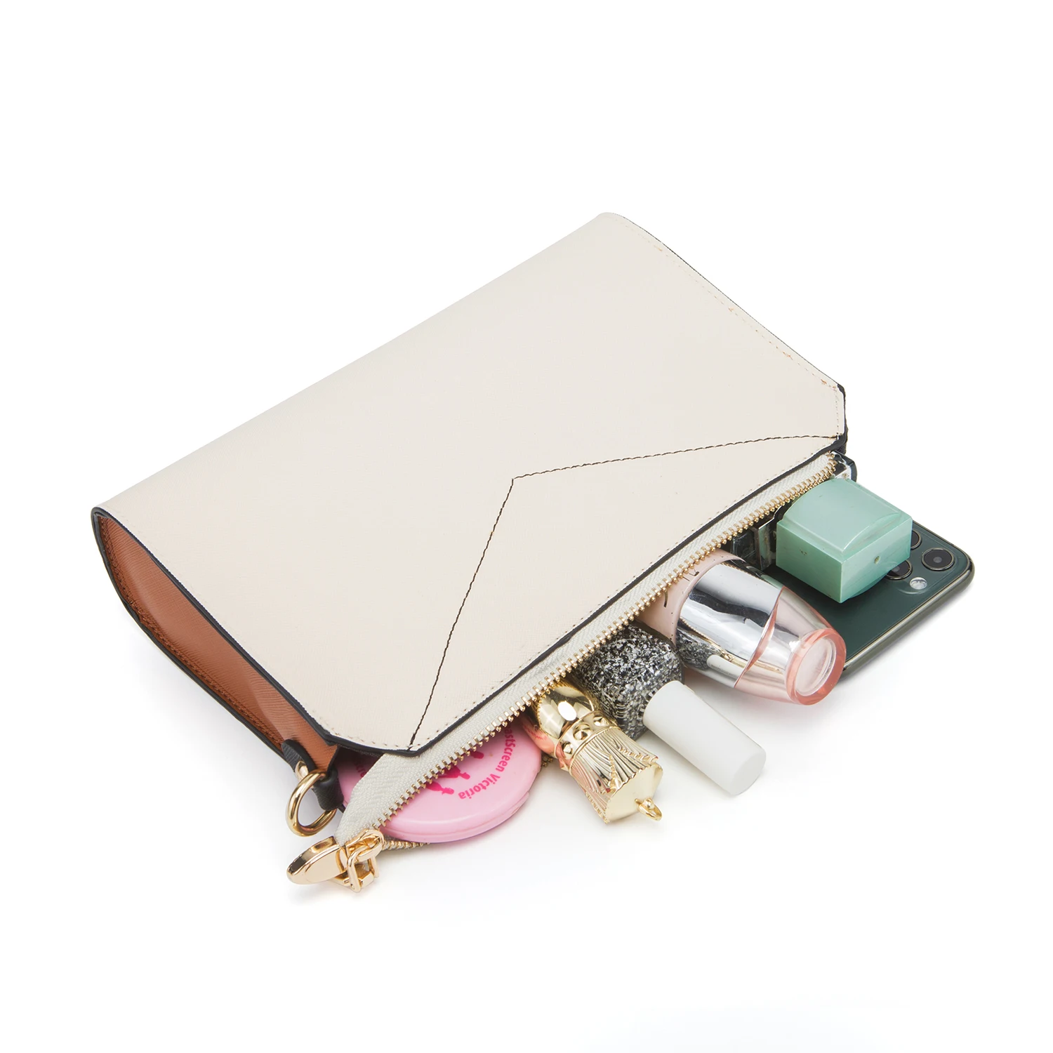 

Women's bag set of four pieces Women Composite bag crossbody bags contrast color tote bag large capacity Shoulder bag