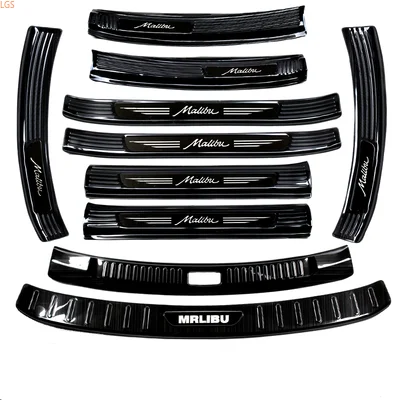 

Для Chevrolet MALIBU 2014-2019 Высококачественная пороговая планка из нержавеющей стали защита багажника пороговое покрытие против царапин Стайлинг а...