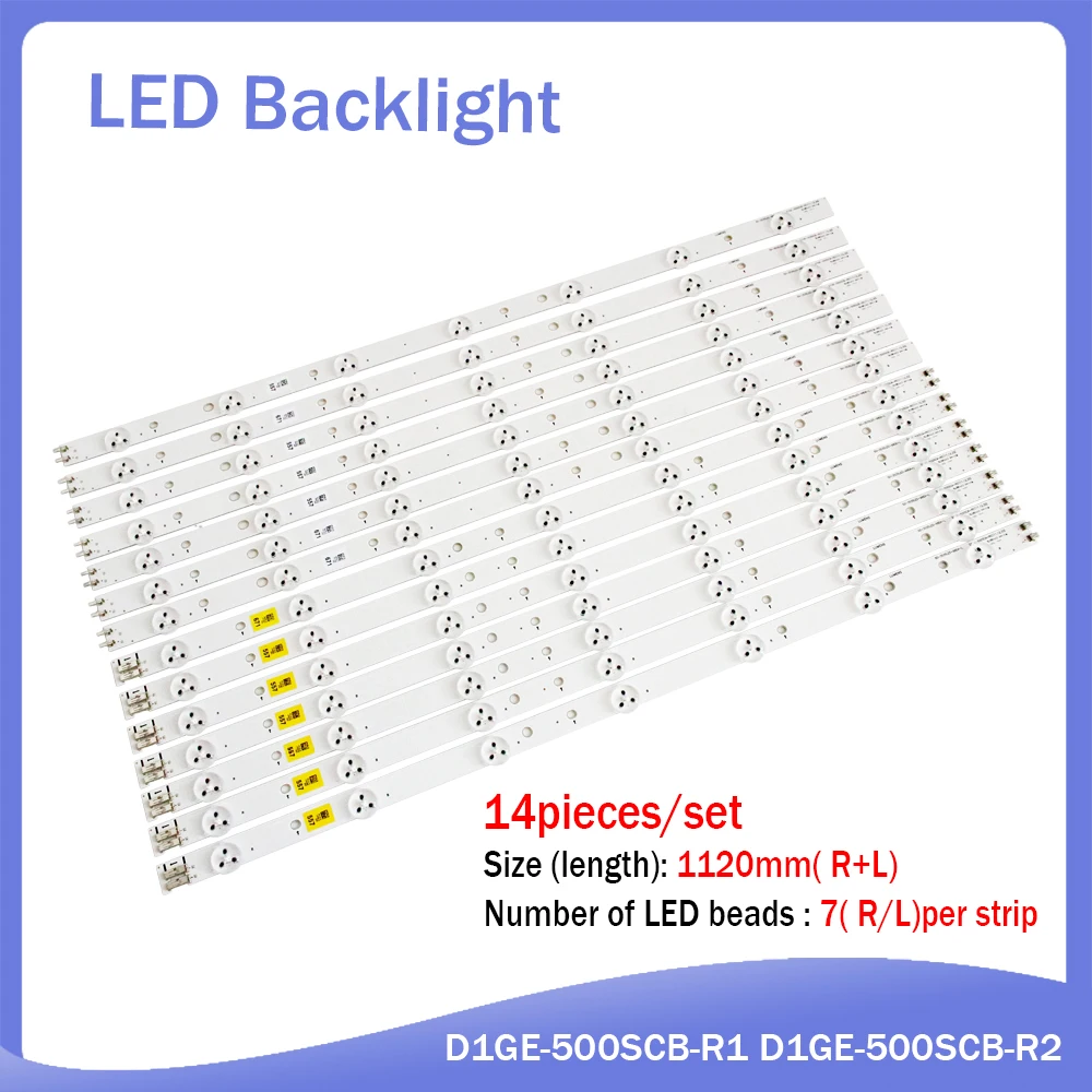 Для SAMSUNG UN50EH6000F UN50EH6000 Светодиодная лента 50 3535LED 98EA R D1GE 500SCB R1 R0 R2 500SCA R1|Промышленные