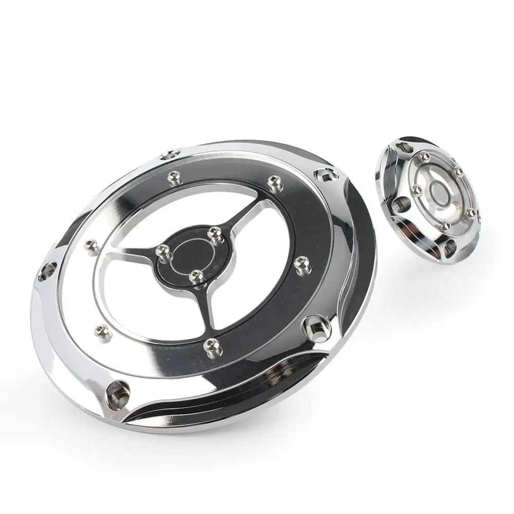 RSD Дерби таймер для Harley Road King Electra Glide Softail Dyna FLD FLHR FLHRS FLHTK FXD FXDC черный/хром|Накладки