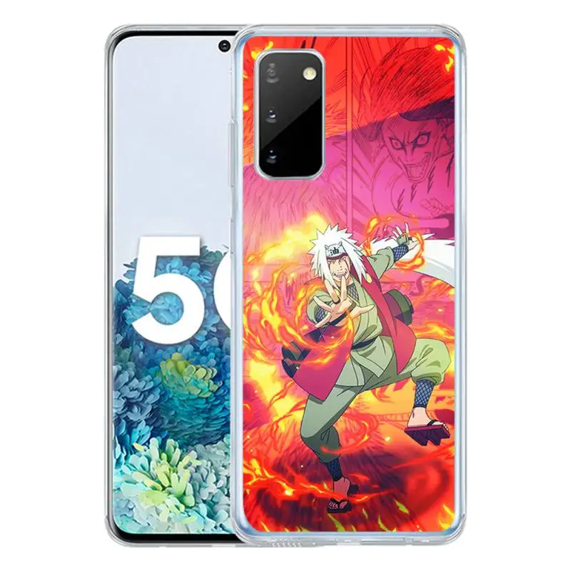 

Naruto Character close-up Phone Case For Samsung S10 S10lite 2019 S9 S9plus S8 S7 Transparent Cases