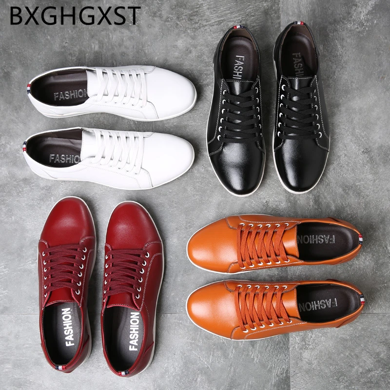 

Casual Shoes Men 2021 White Summer Shoes Men Luxury Sneakers Brand Fashion Plus Size 48 Designer Men Shoes Leather Zapatos Hombr