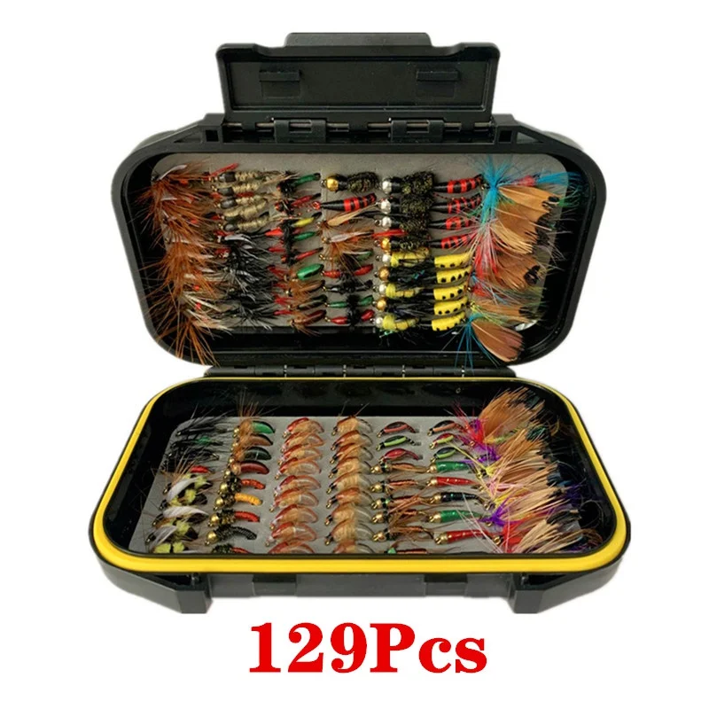 40 129 шт./кор. нахлыстом сухой влажные мухи Ассортимент Комплект с