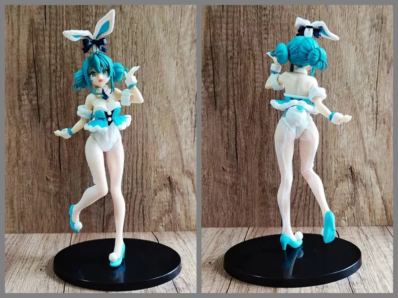 

Японское аниме кавайная красивая девочка, кролик Хацунэ Мику, фигурки, игрушки для девочек, ПВХ фигурки, модель, игрушки для девочек, 29 см