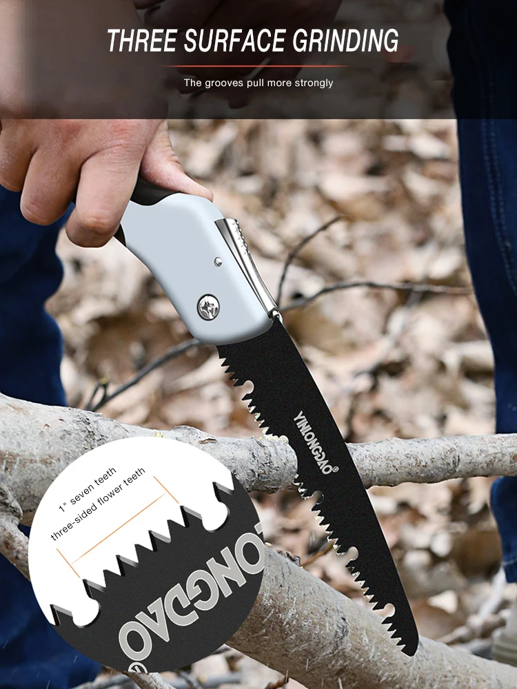Пила Складная для кемпинга ручная мини пила сверхдлинное лезвие Садовая сухих