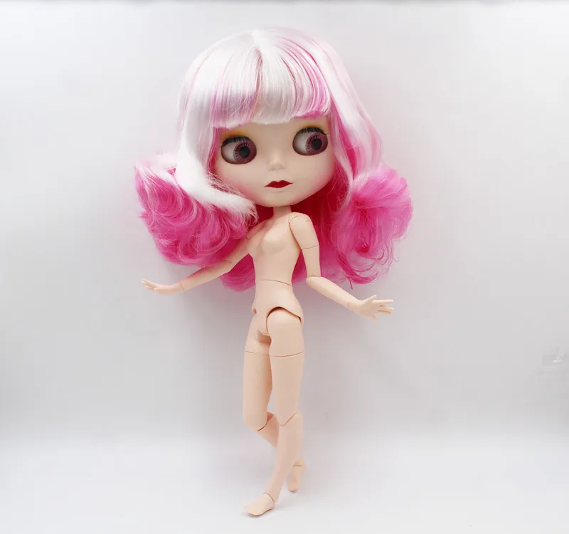 Free Shipping colorful RBL-916 DIY Blyth doll fashion hair 4 big eyes man body 1/6 BJD special price boy toy girl birthday gift | Игрушки и