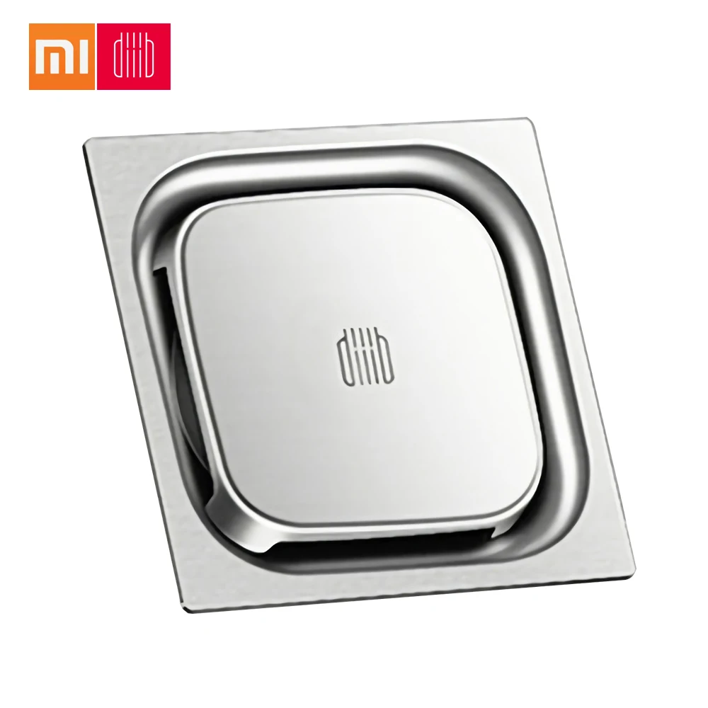 Xiaomi Diiib дезодорант для слива пола с защитой от насекомых 304 из нержавеющей стали, поворотный дренаж для дома, кухни, балкона, стиральная машина