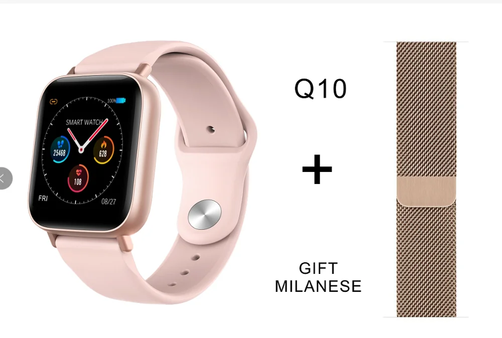 Спортивные умные часы с шагомером водонепроницаемый фитнес трекер монитором