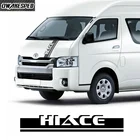 Спортивные Стикеры для Toyota Hiace, автобусная капота, Стикеры для стайлинга автомобильного капота, декоративные Стикеры для крышки двигателя, аксессуары для тюнинга автомобиля, виниловые наклейки