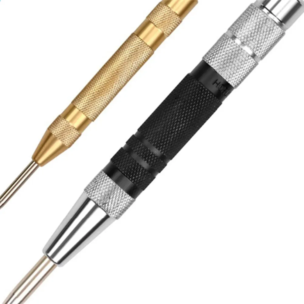 

Metal Bit Automatic Center Punch For Wood Plastic Stone Universal Cobalt 5 Inch Adjustable Tension Positioner HSS Hand Tool