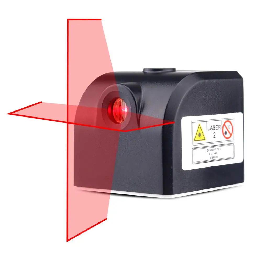 Mini Black Laser Level 360 Degree Cross Line Rotary Level Measuring Instruments 4 Lines 5 Points For Construction Tools