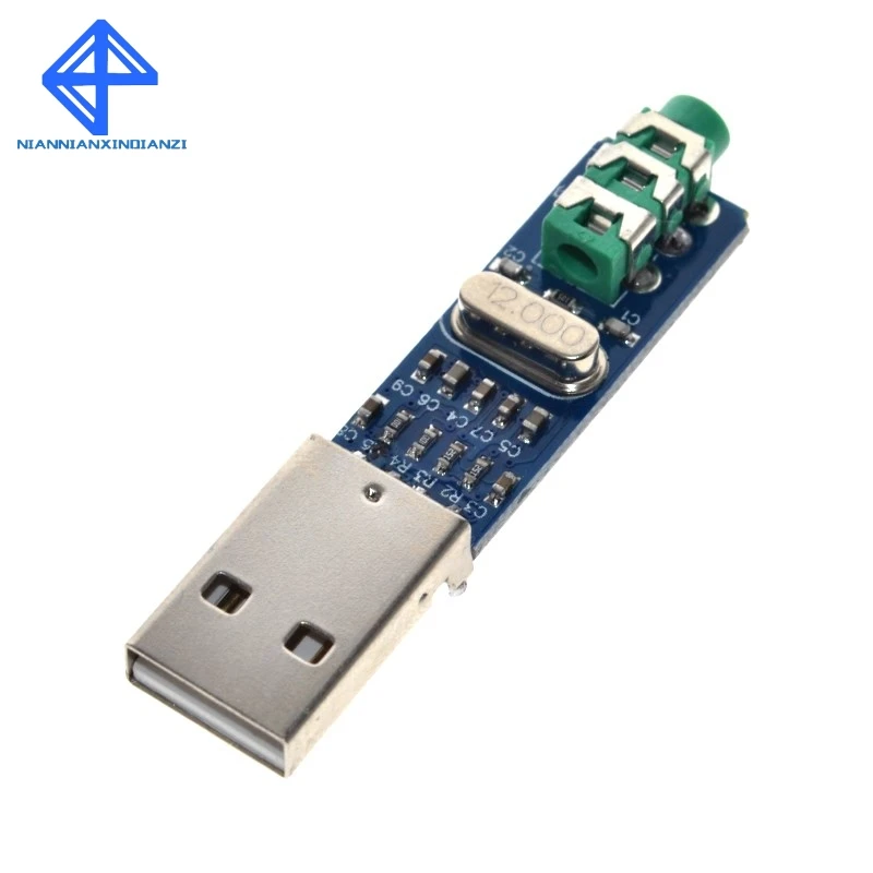 5 в Mini PCM2704 USB DAC HIFI звуковая карта Power декодер модуль платы для Arduino Raspberry Pi 16