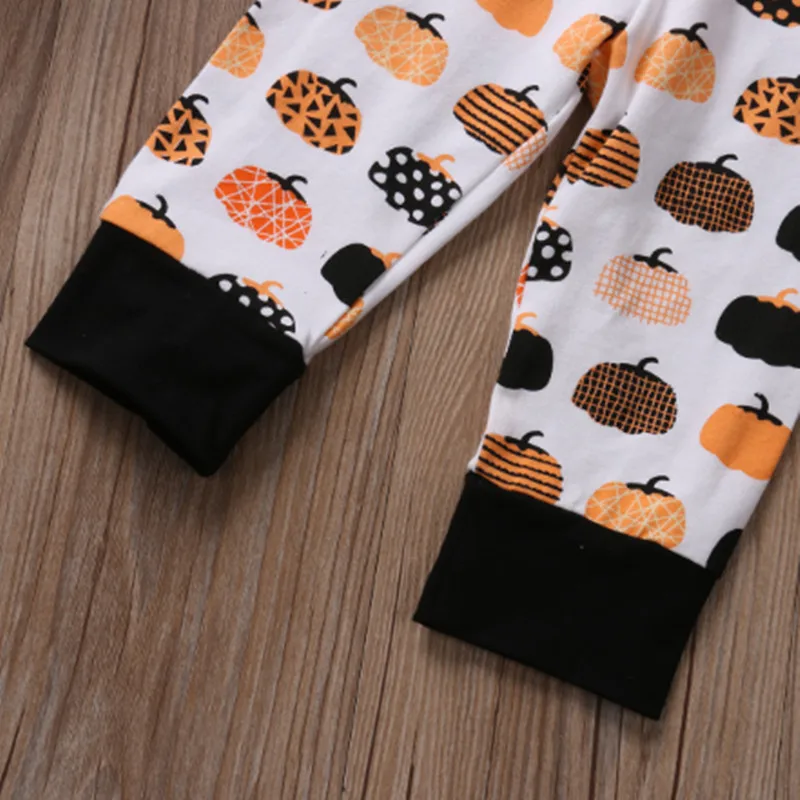 Костюм на Хэллоуин для детей 0-2 лет костюм с тыквой из 3-х предметов черной