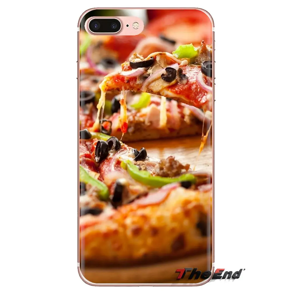 food and pizza For Xiaomi Mi4 Mi5 Mi5S Mi6 Mi A1 A2 5X 6X 8 9 Lite SE Pro Max Mix 2 3 2S Transparent Soft Cases Covers |
