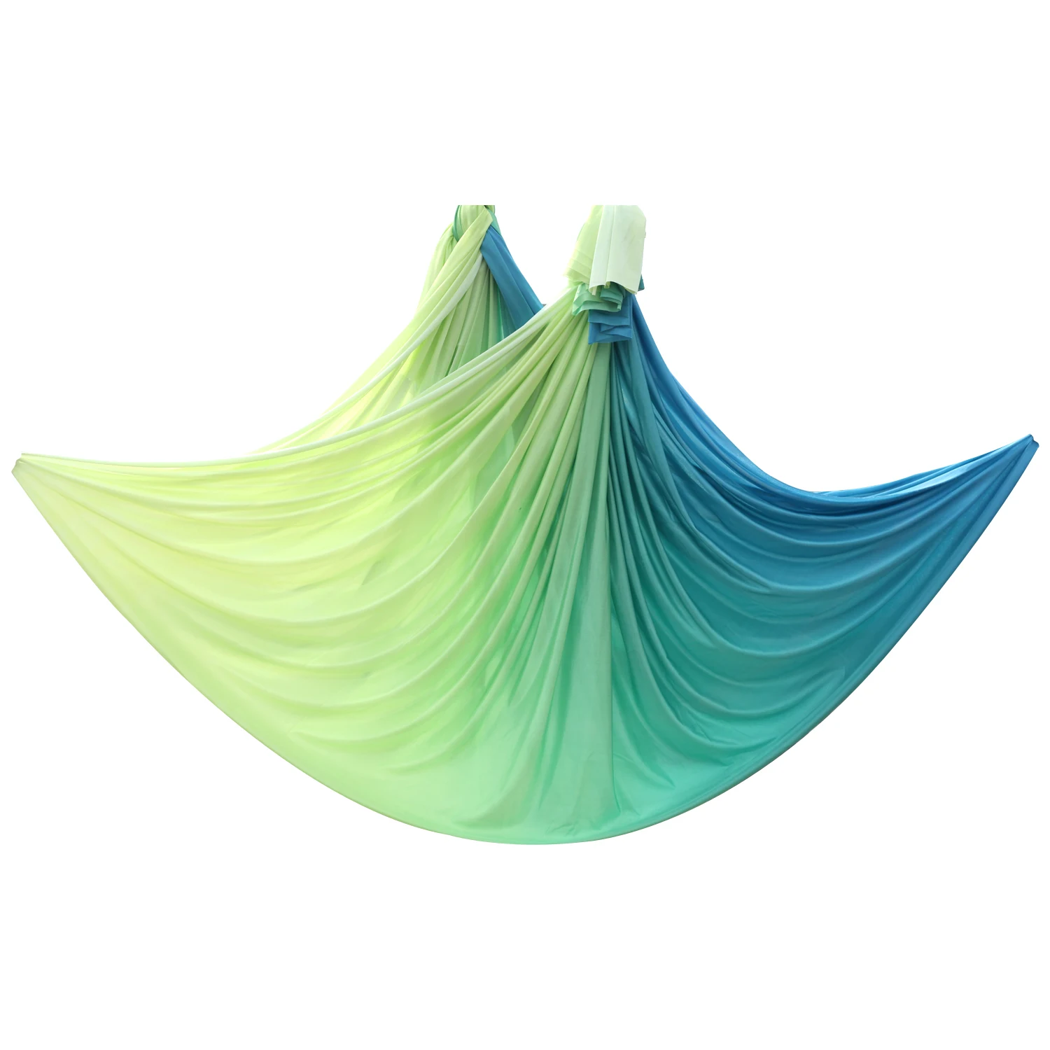 

Hot Sale Aerial Yoga Hammock 15Yards/13.8M Nylon 13 Kinds Of Color Anti-Gravity Yoga Fabric Fitness