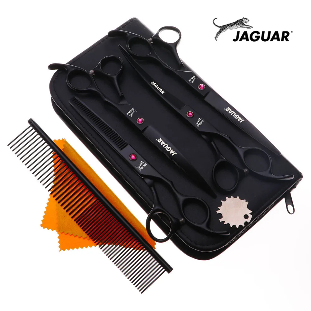 7 дюймов набор ножниц для груминга домашних животных прямые изогнутые собака Кот