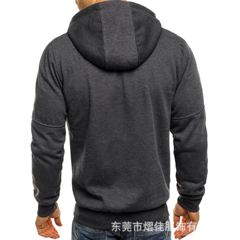 

2021 New fashion men's Spring New motorcycle DAF Hoodie cotton casual zipper men's Hoodie