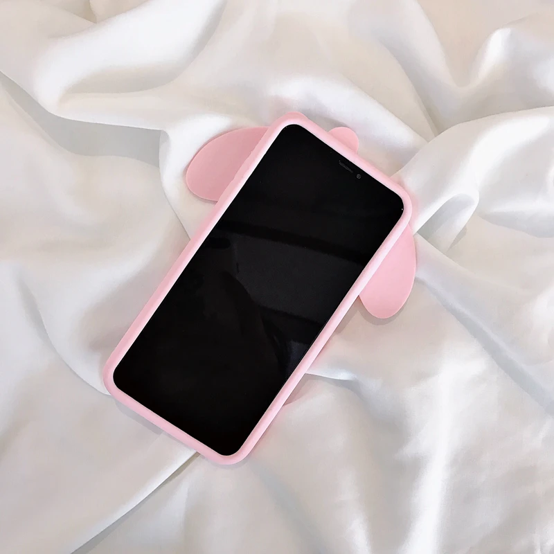 Милый мобильный телефон с рисунком собаки и мелодии чехол для iPhone 6 7 8 S Plus X XR XS XSMAX