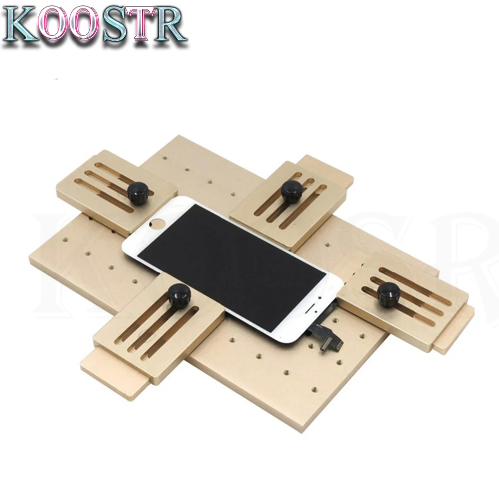 Алюминиевый сплав Универсальный телефон LCD ОСА ламинат фиксированный УФ клей