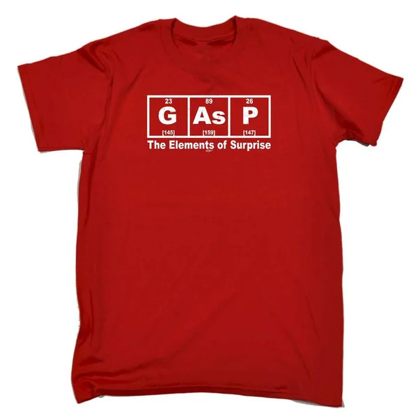 

Funny Novelty T-Shirt Mens tee TShirt - Gasp The Elements Of Surprise
