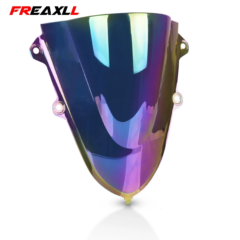 For YAMAHA YZF R125 R15 V3.0 2017 2018 2019 2020 Double Bubble Motorcycle Visor Viser Sport Windshield WindScreen Wind Deflector |