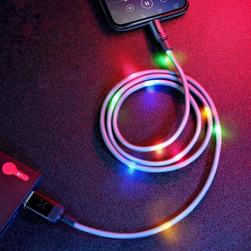 

Новый автомобильный зарядный кабель, аксессуары для телефона, USB-кабель Type C Micro USB, зарядный кабель для телефона, освещение