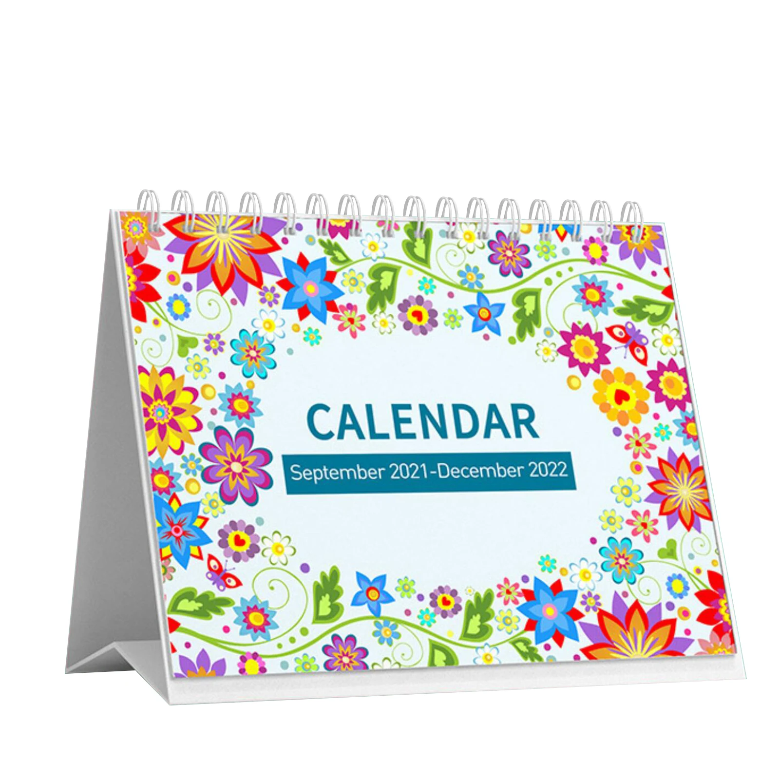 

Calendar 2021 Sep-2022 Dec Stand Up Flip Tabletop Calendar Simple Desktop Calendar Schedule Table Planner For Office Supplies