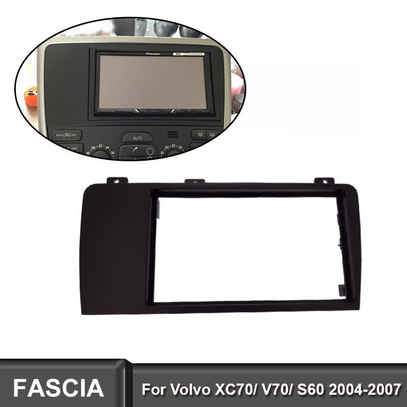 Автомобильная радиоустановка 2DIN для VOLVO XC70/ V70/ S60 2004 2007 комплект стерео отделки