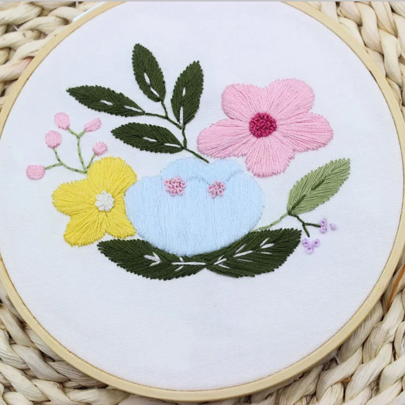 Ручная работа с цветочным принтом комплект ткани для начинающих рукоделие