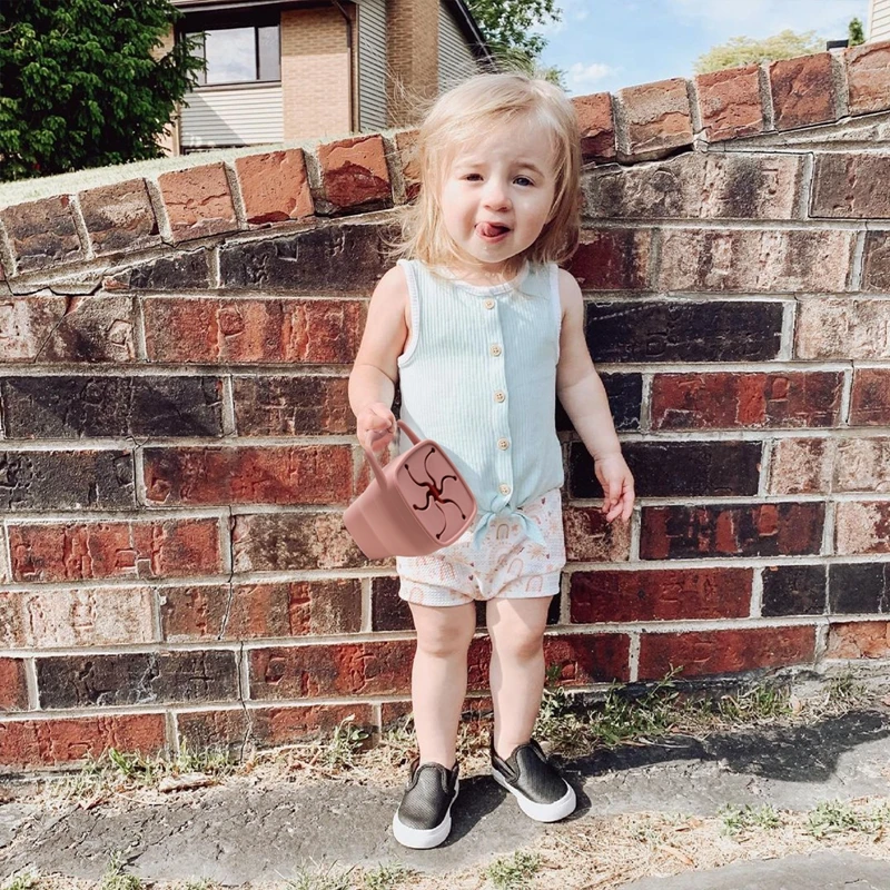 

5 Style Baby Silicone Snack Cup Infant Snack Storage Food Grade Silicone Feeding Cup BPA Free Portable Baby Cup Kid Product