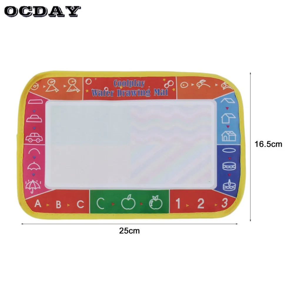 Детский коврик для рисования OCDAY детский игровой с волшебной ручкой