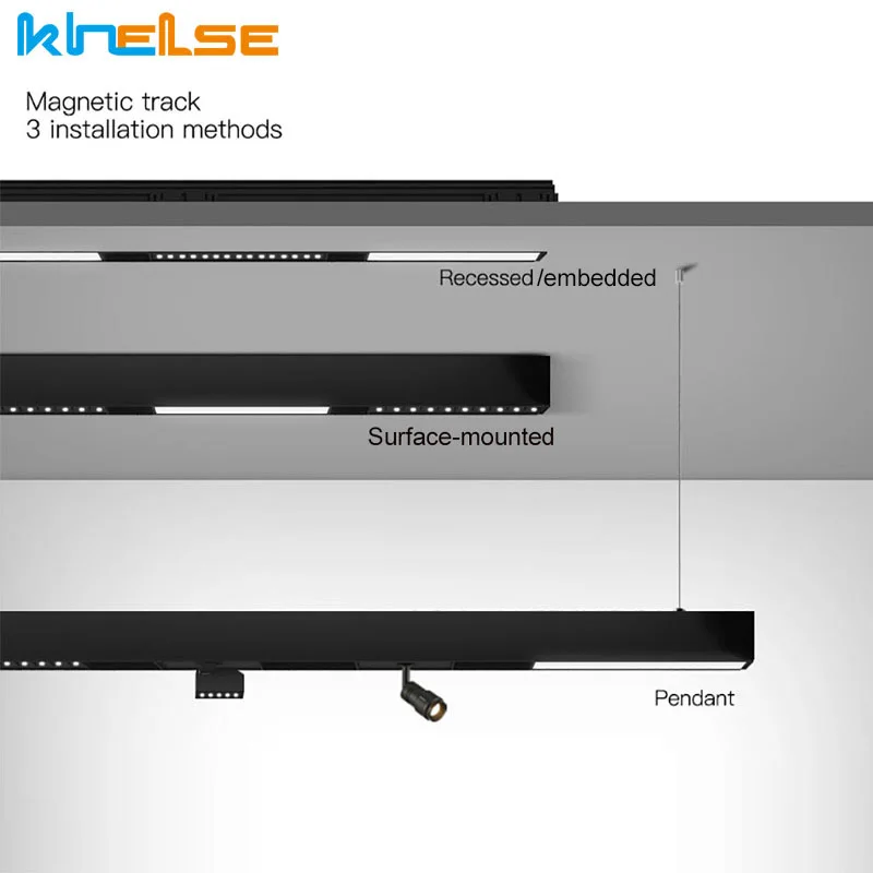 Креативный магнитный Алюминиевый держатель для лампы 0 5 м 1 Потолочный