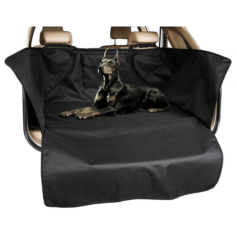 

Oxford Cloth Waterproof Boot Liner Mat Pet Dog Floor Cover Trunk Protector 132x104x43cm Black