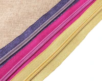 3 m rainbow nylon coil zippers 5 purple pink yellow nylon zipper colorful nylon dress zipper bag coil zippers purse zipper