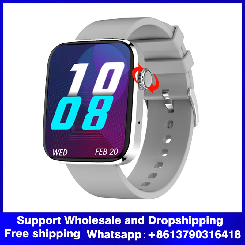 

DT1 Smart Watch 2021 Men Women Bluetooth Call 1.8inch Split Screen Sports Watches GPS Tracker ECG For Android Xiaomi PK IWO 7 14