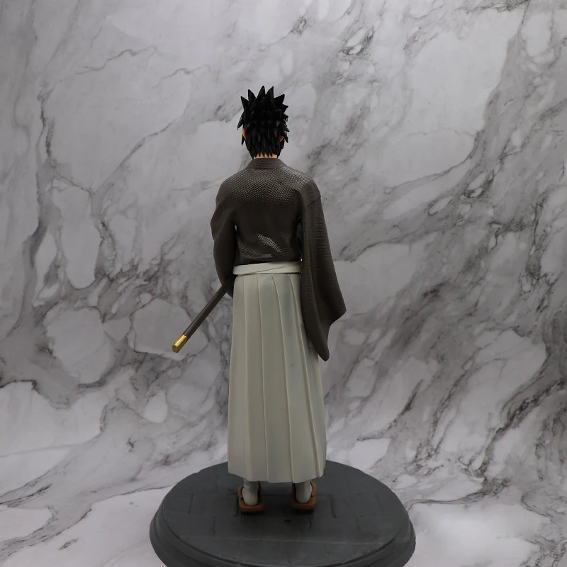 

2021 new anime figure naruto uchiha sasuke kimono style pvc based action figures pvc model doll toy desktop decoration