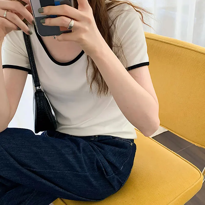 Женская футболка с коротким рукавом красная Сетчатая в стиле INS Super Fire Harbor новый