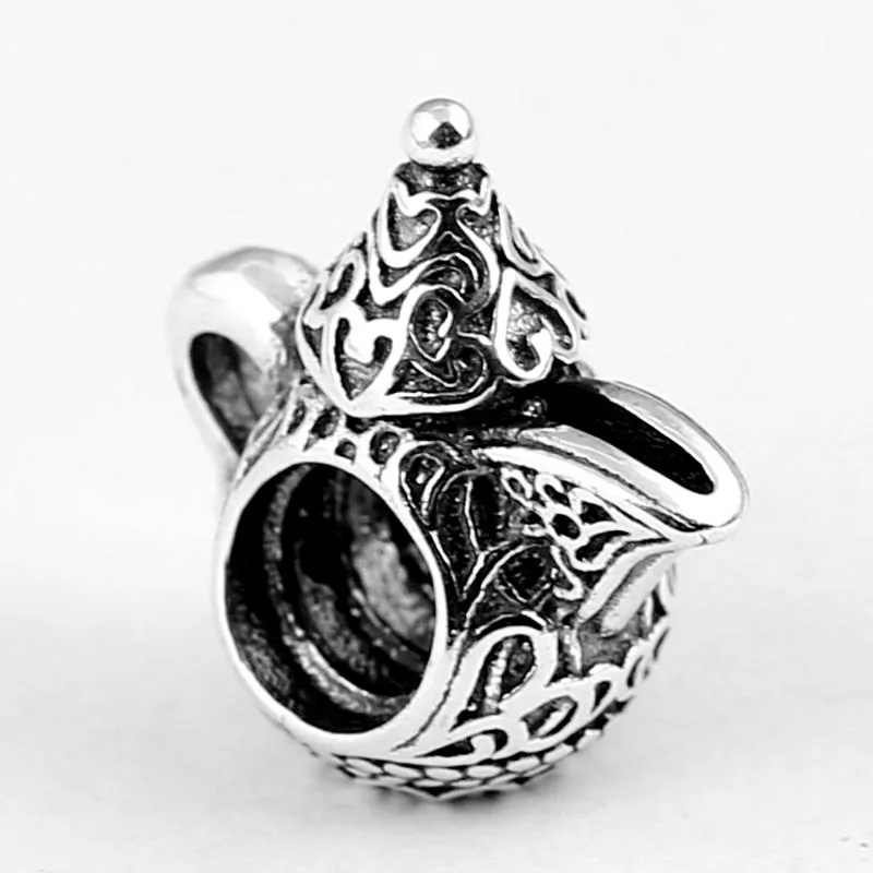 8 Brilliant Bow Enchanted Tea Pot Signature Scent Playing Cards Charms Fit Pandora Bracelet 925 Sterling Silver Bead DIY Jewelry - Цвет: 8