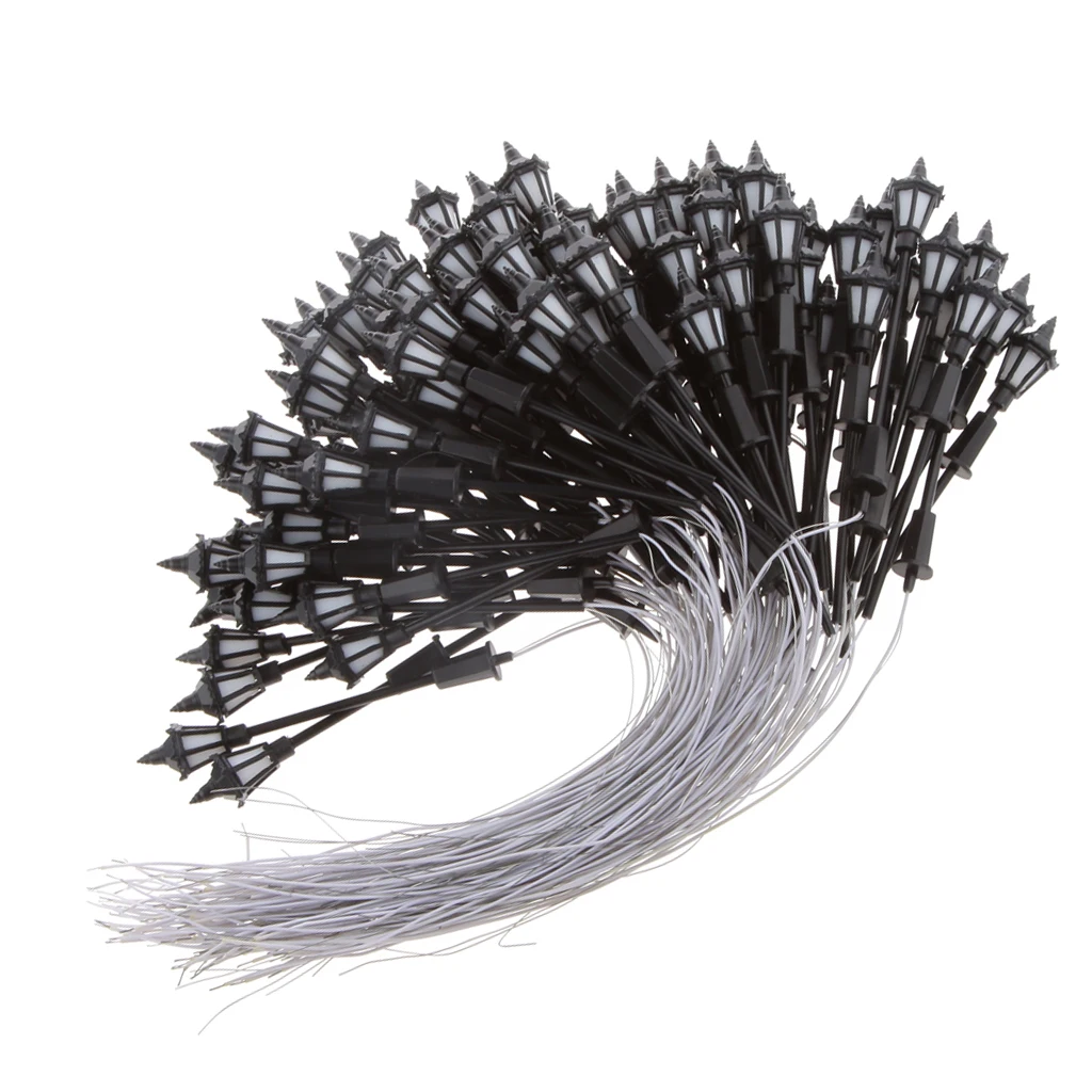 100 шт. проводные фонари уличные фонари|Наборы для сборки моделей| |