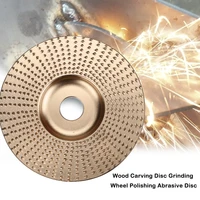 22mm 16mm wood grinding wheel sanding carving disc shaping wood carving tool abrasive disc for angle grinder 4inch bore