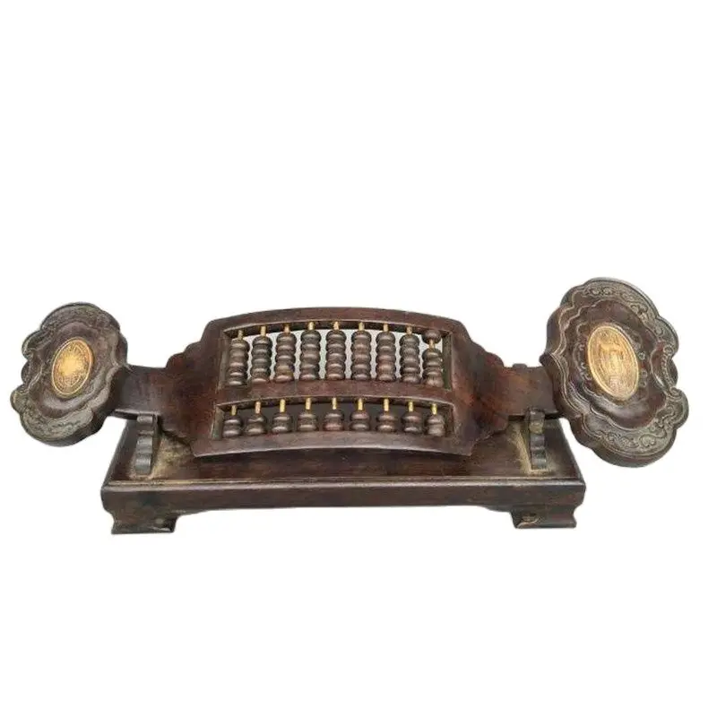 Китайская резьба по дереву из твердой древесины настоящая Абака ручная старый