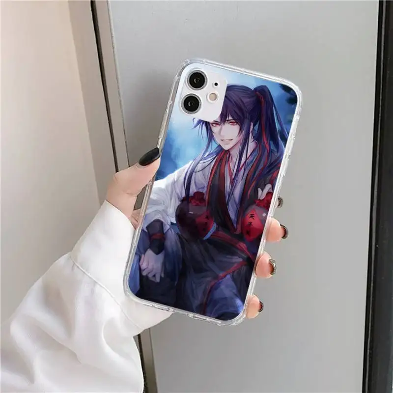 

Mo Dao Zu Shi fashion cool Phone Case Transparent for iPhone 11 12 mini pro XS MAX 8 7 6 6S Plus X 5S SE 2020 XR