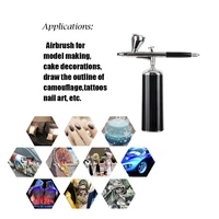 pro wireless cordless rechargeable airbrush auto start and stop upgraded scale models spray paint sunless tanning foundation kit