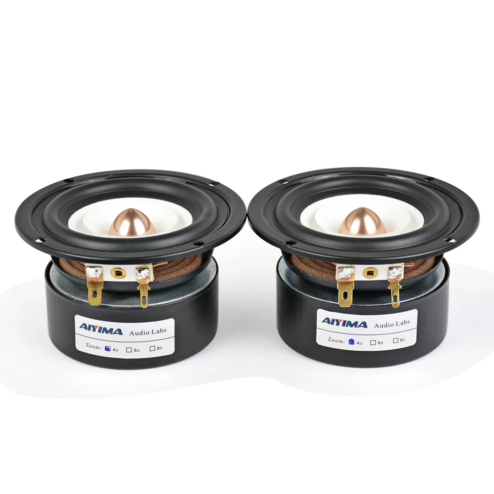 

2Pcs 3Inch Audio Portable Speakers 4 Ohm 8 Ohm 15W Full Range Hifi Bass Speaker Altavoz Portatil Speaker DIY Home Theater