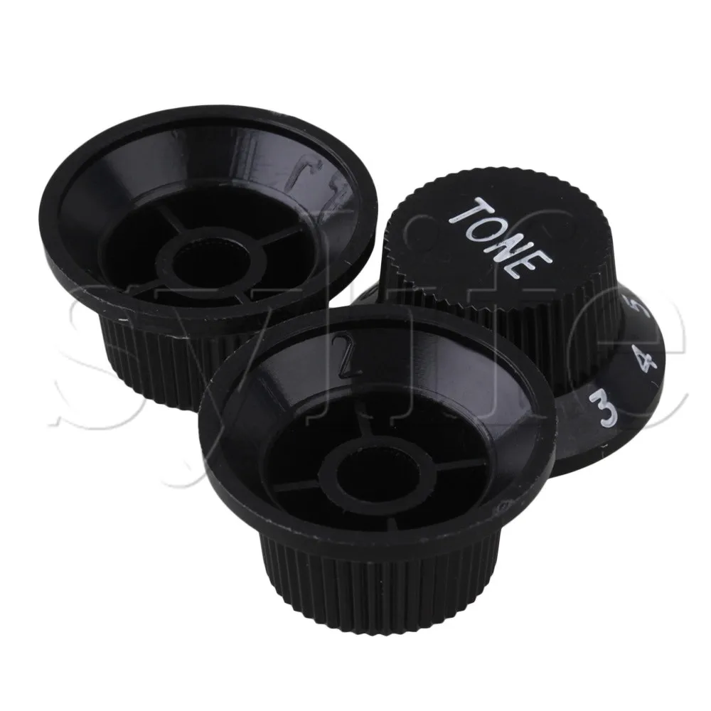 Черная ручка для гитары громкий тон Белый Цифровой гитары|Детали и аксессуары